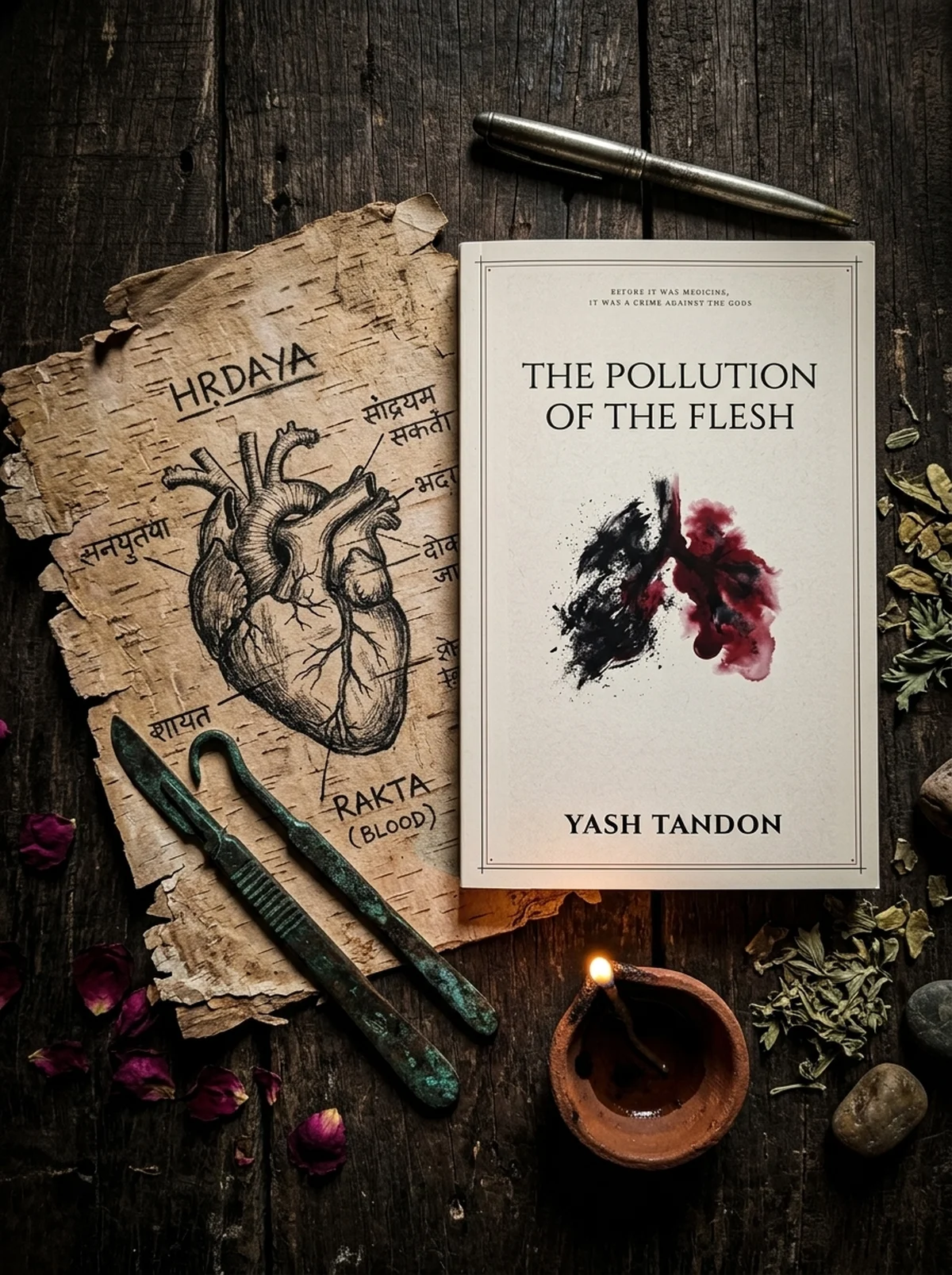 The Pollution of the Flesh Paperback Edition with Ancient Anatomical Manuscripts